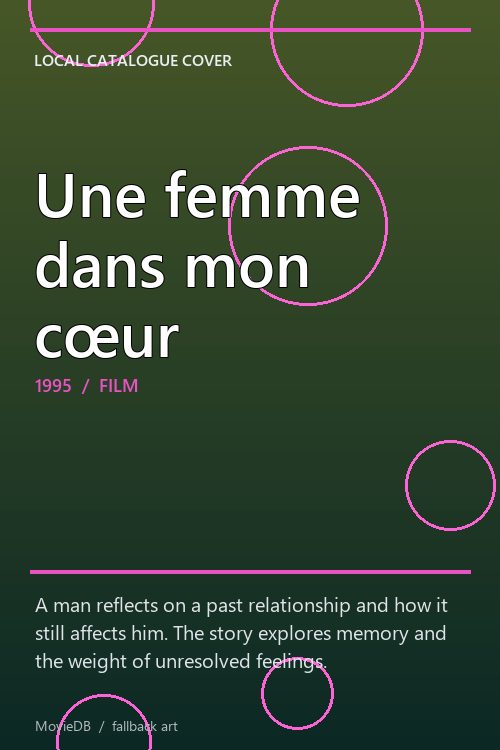 Une femme dans mon cœur poster