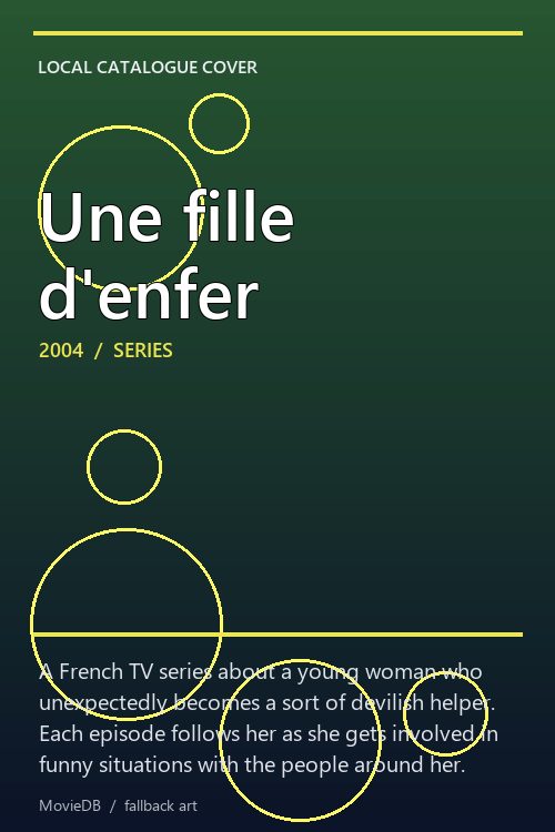 Une fille d'enfer poster