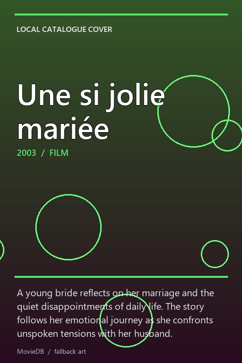 Une si jolie mariée poster
