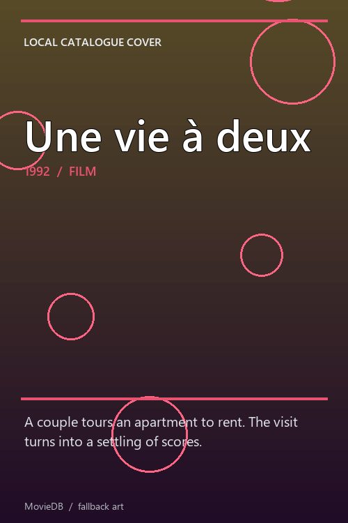 Une vie à deux poster