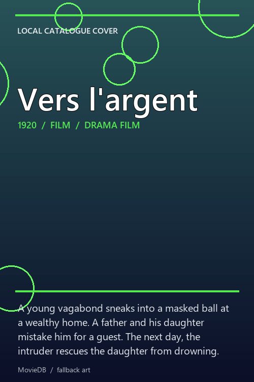 Vers l'argent poster