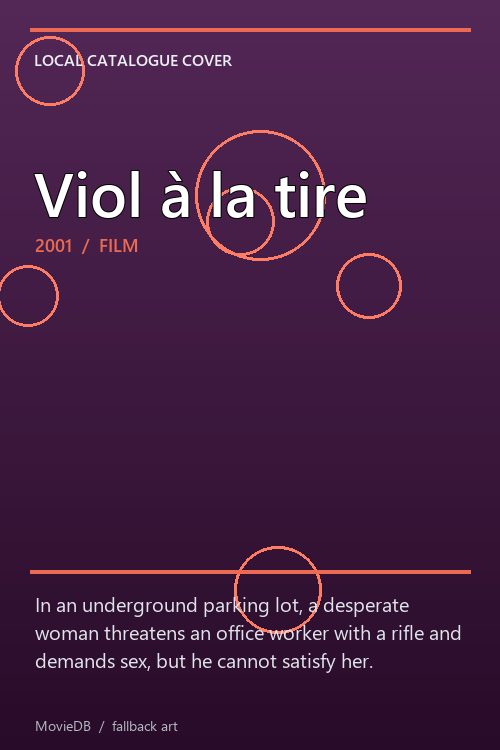 Viol à la tire poster