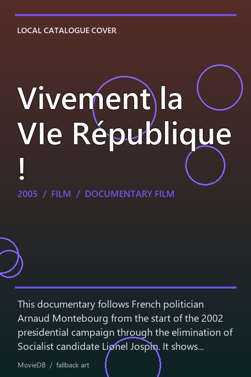 Vivement la VIe République ! poster