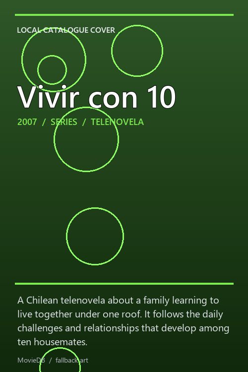 Vivir con 10 poster