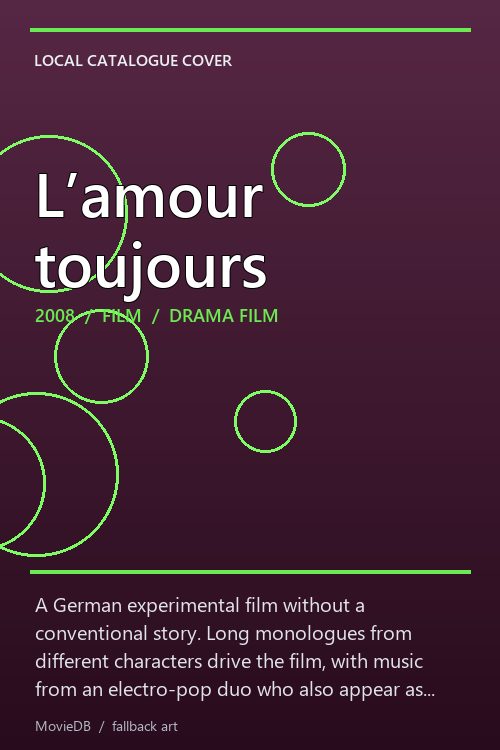 L’amour toujours poster