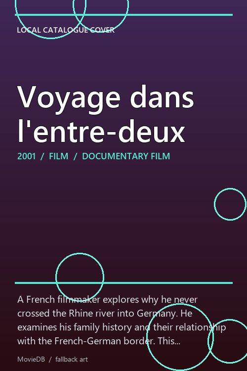 Voyage dans l'entre-deux poster