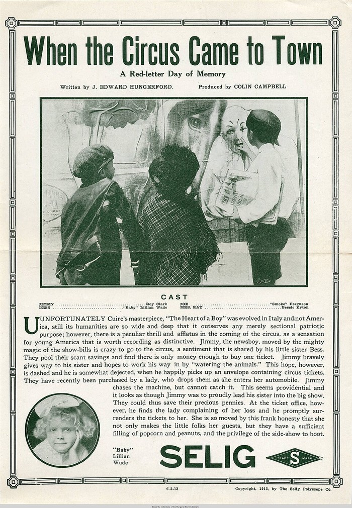 When the Circus Came to Town poster