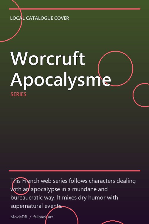 Worcruft Apocalysme poster