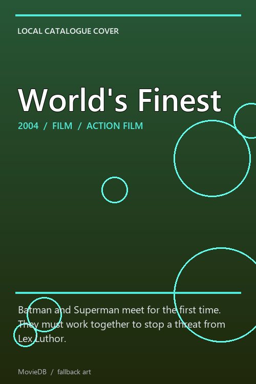 World's Finest poster