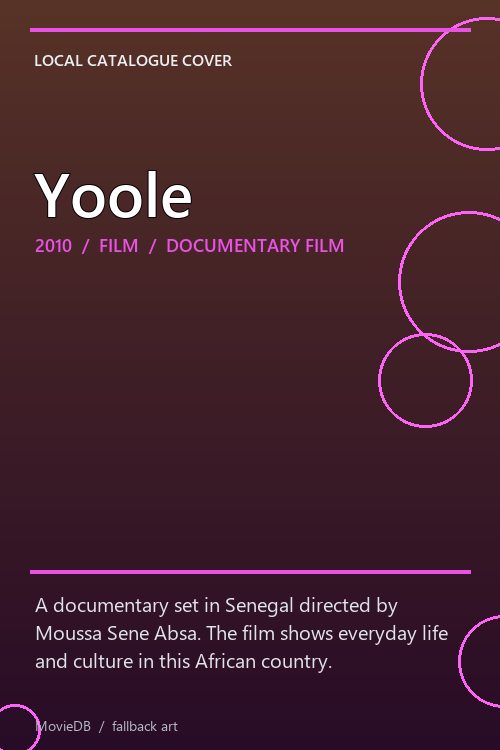 Yoole poster