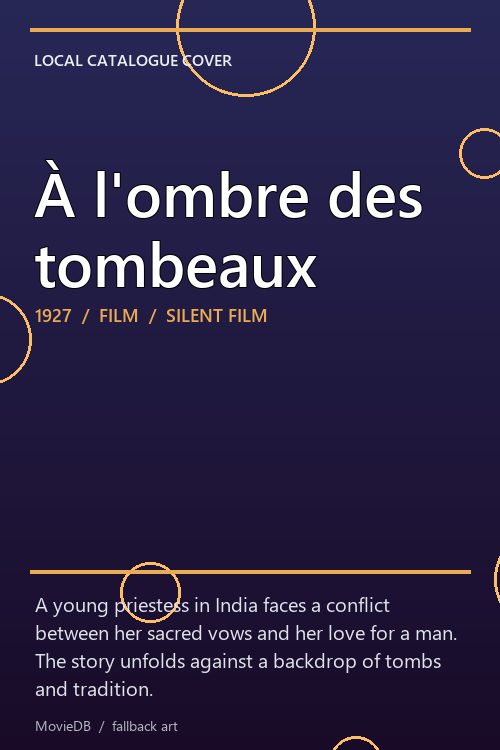 À l'ombre des tombeaux poster