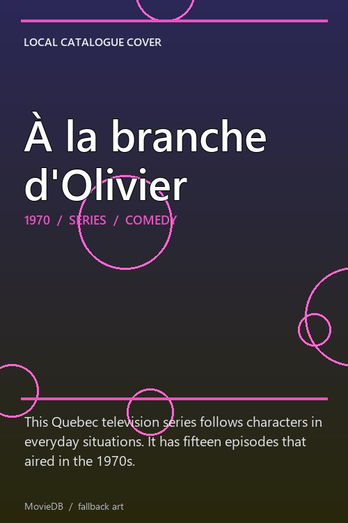 À la branche d'Olivier poster