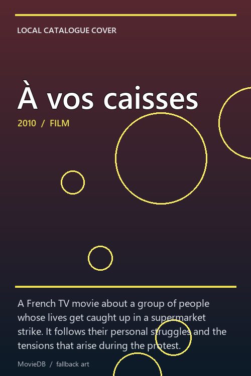 À vos caisses poster