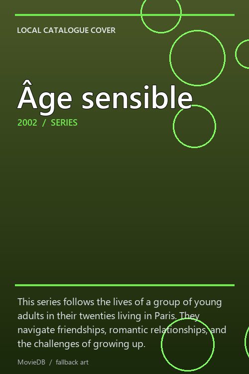 Âge sensible poster