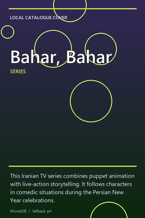 Bahar, Bahar poster