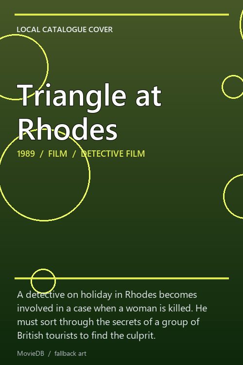 Triangle at Rhodes poster