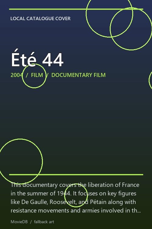 Été 44 poster