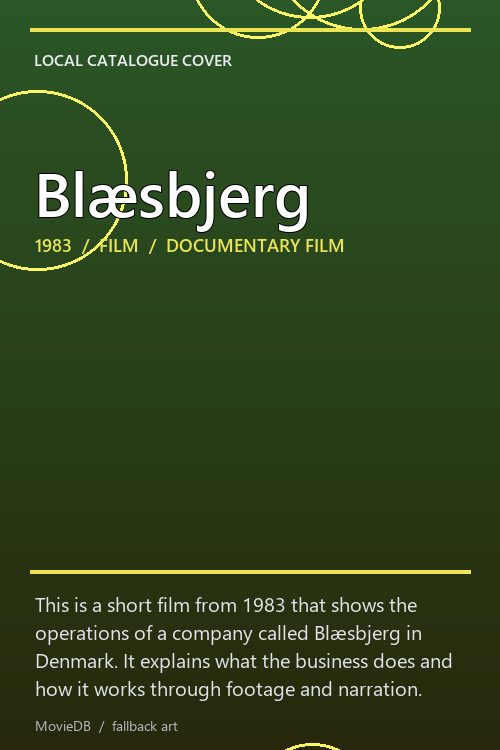 Blæsbjerg poster