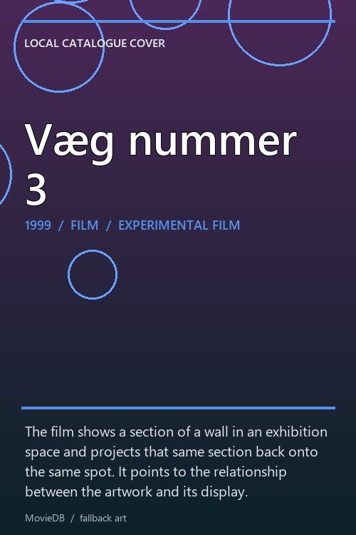 Væg nummer 3 poster