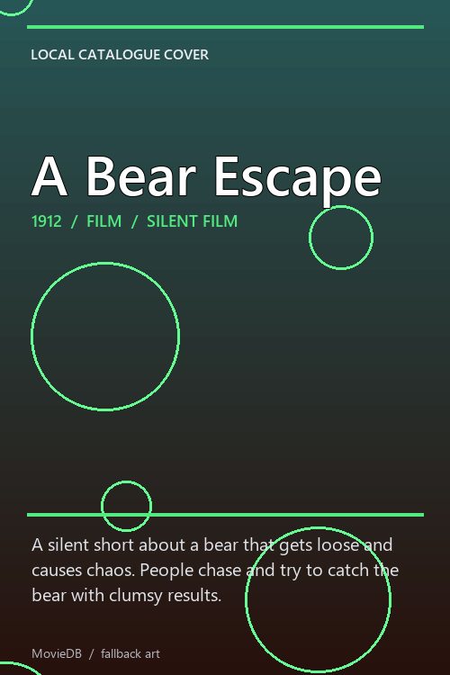 A Bear Escape poster