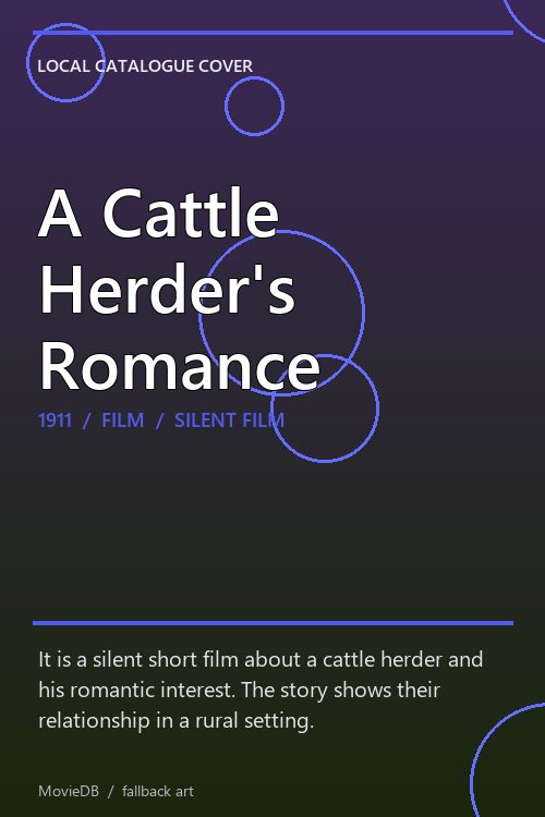 A Cattle Herder's Romance poster