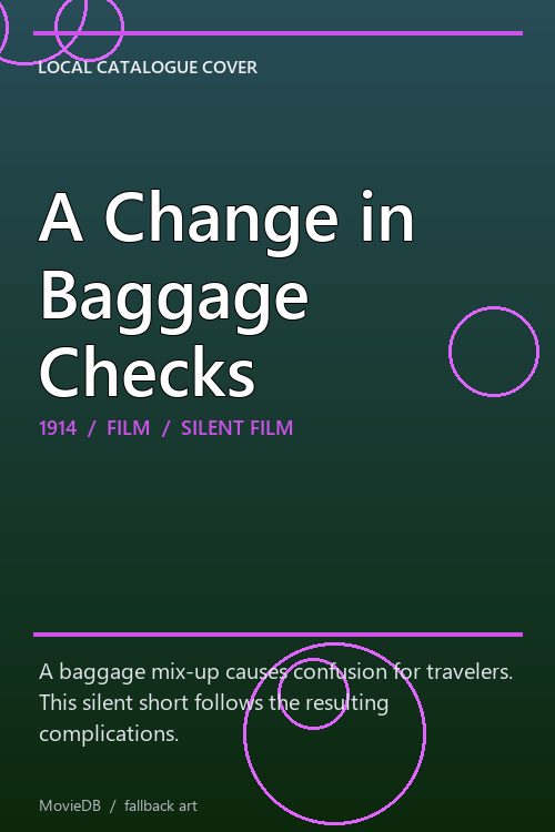 A Change in Baggage Checks poster