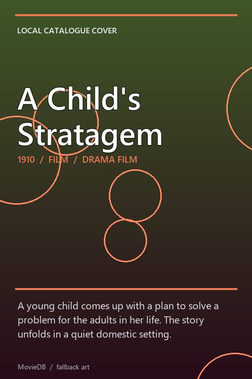 A Child's Stratagem poster