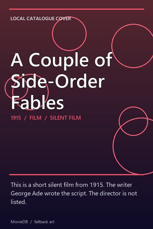 A Couple of Side-Order Fables poster