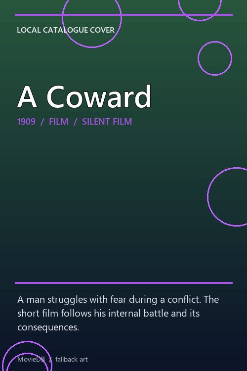 A Coward poster