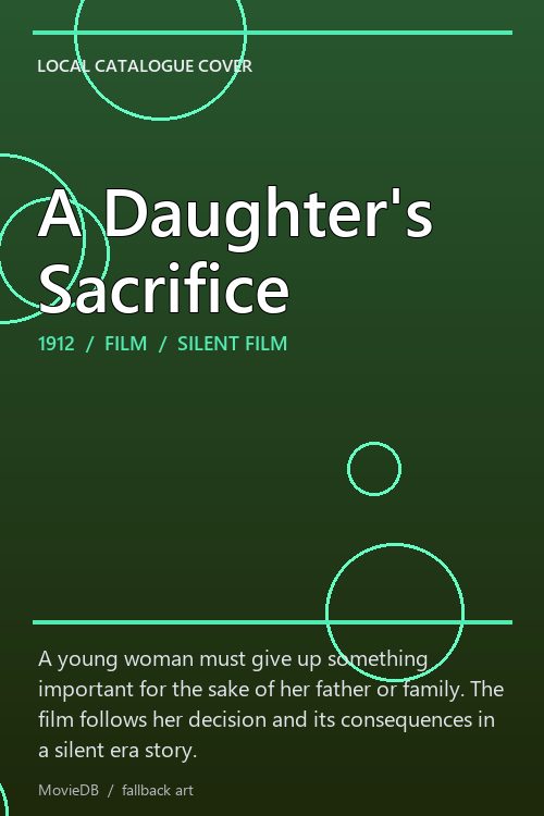 A Daughter's Sacrifice poster
