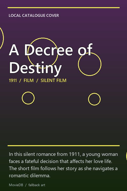 A Decree of Destiny poster