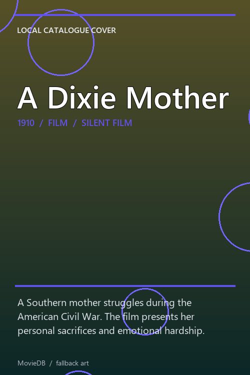 A Dixie Mother poster