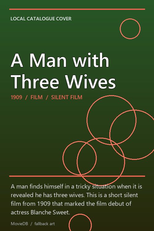 A Man with Three Wives poster