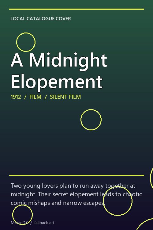 A Midnight Elopement poster