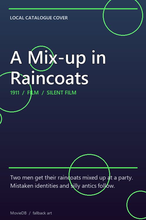 A Mix-up in Raincoats poster