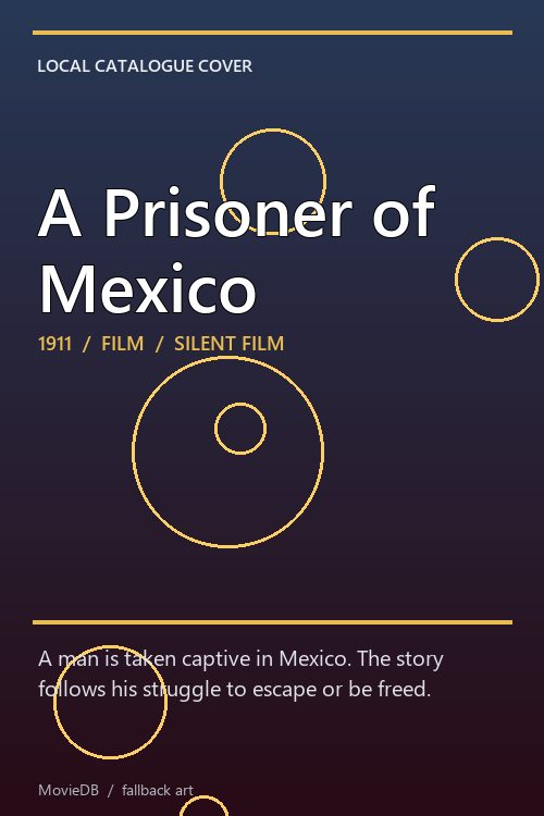 A Prisoner of Mexico poster