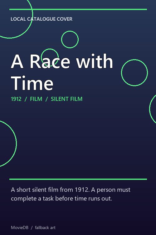 A Race with Time poster