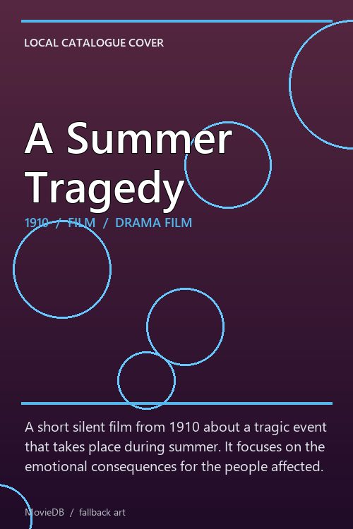 A Summer Tragedy poster