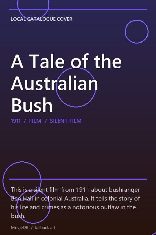 A Tale of the Australian Bush poster