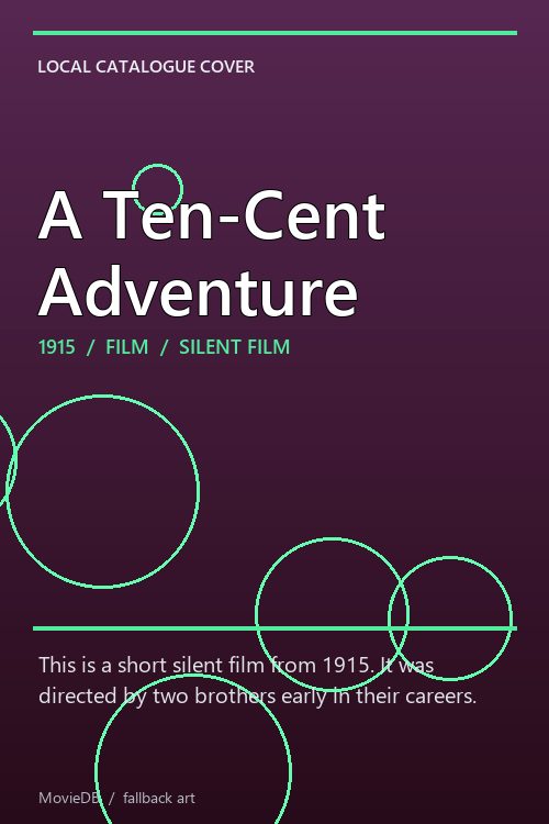 A Ten-Cent Adventure poster
