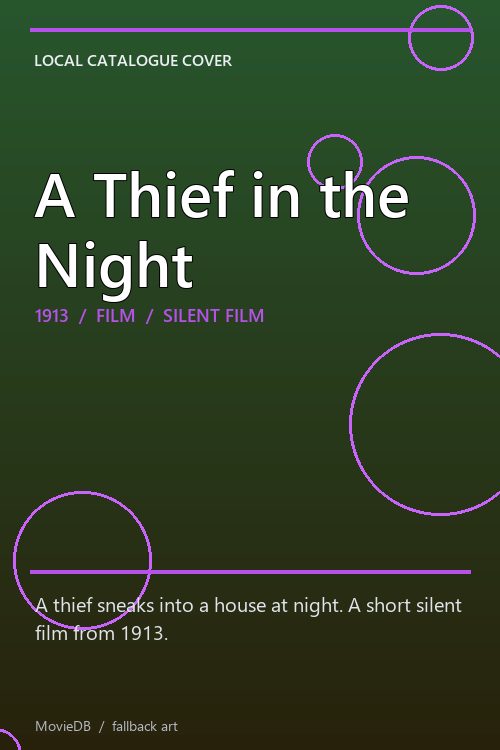 A Thief in the Night poster