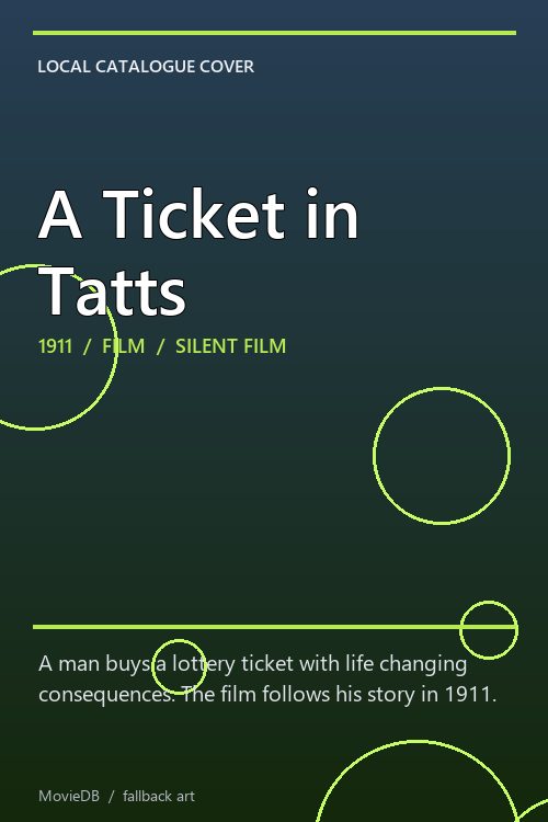 A Ticket in Tatts poster