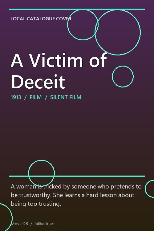 A Victim of Deceit poster
