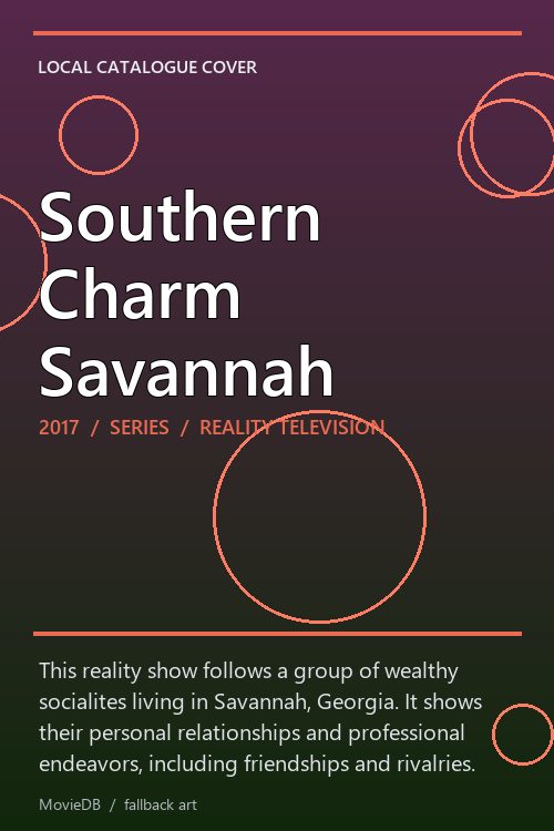 Southern Charm Savannah poster