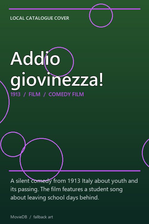 Addio giovinezza! poster