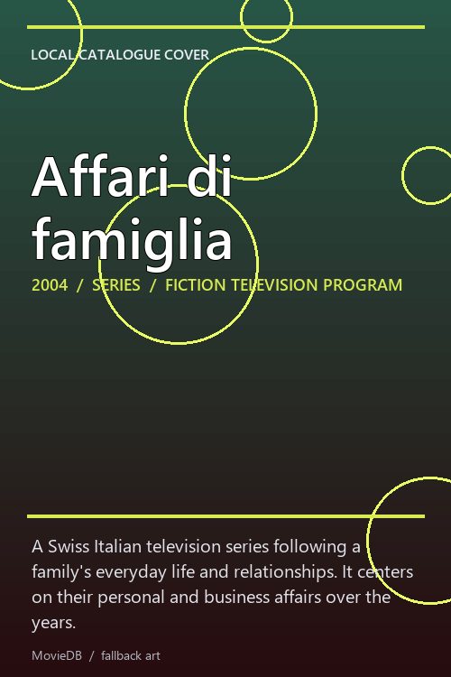 Affari di famiglia poster
