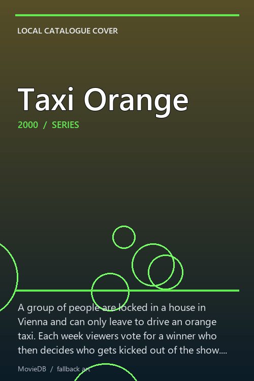 Taxi Orange poster