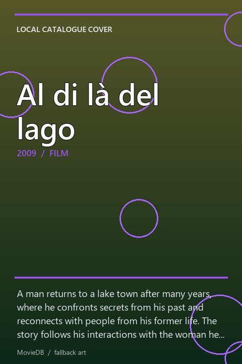 Al di là del lago poster