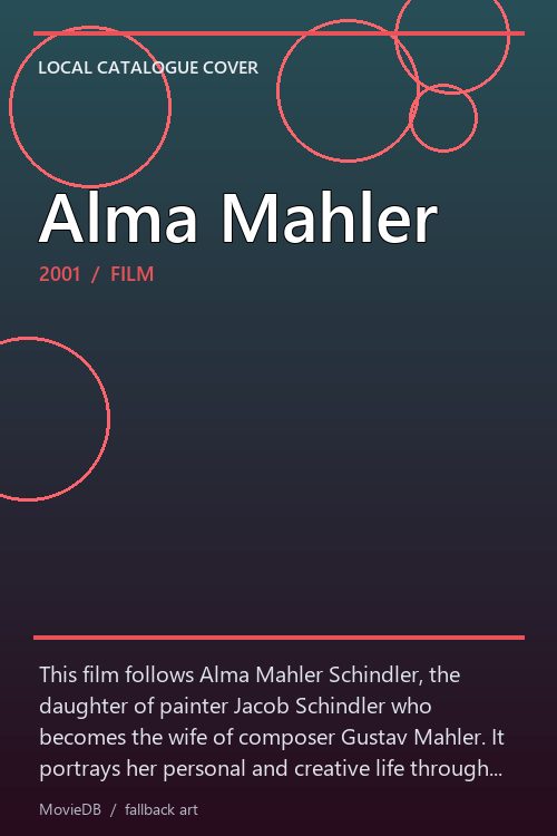 Alma Mahler poster