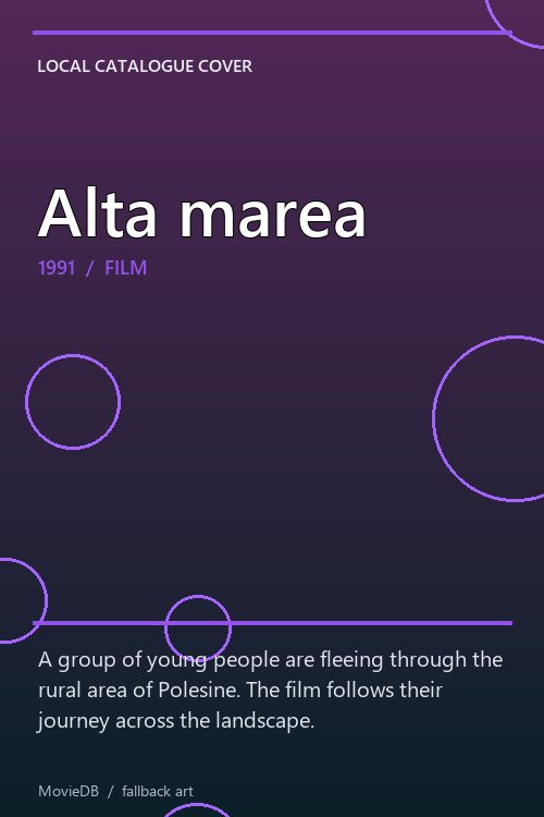 Alta marea poster